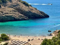 cala moli playa en ibiza